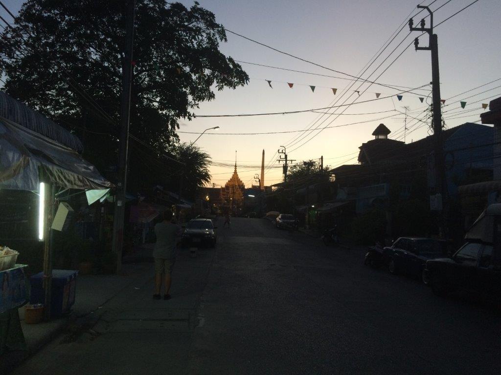 Wat Tempel Abendstimmung